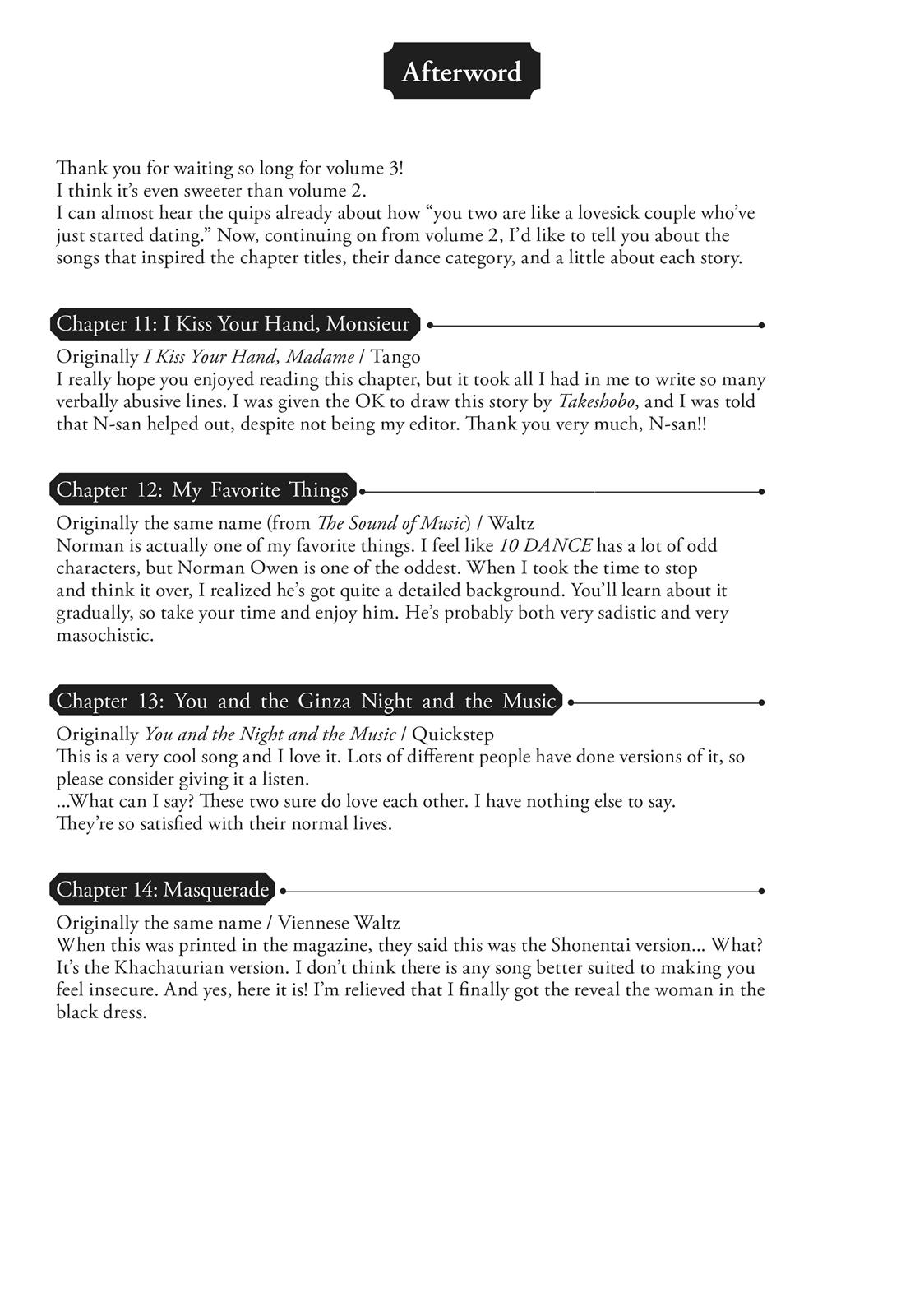 Read 10 Dance ENGLISH Manga Online