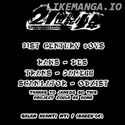 Read 21st Century Boys ENGLISH Manga Online