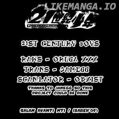 Read 21st Century Boys ENGLISH Manga Online