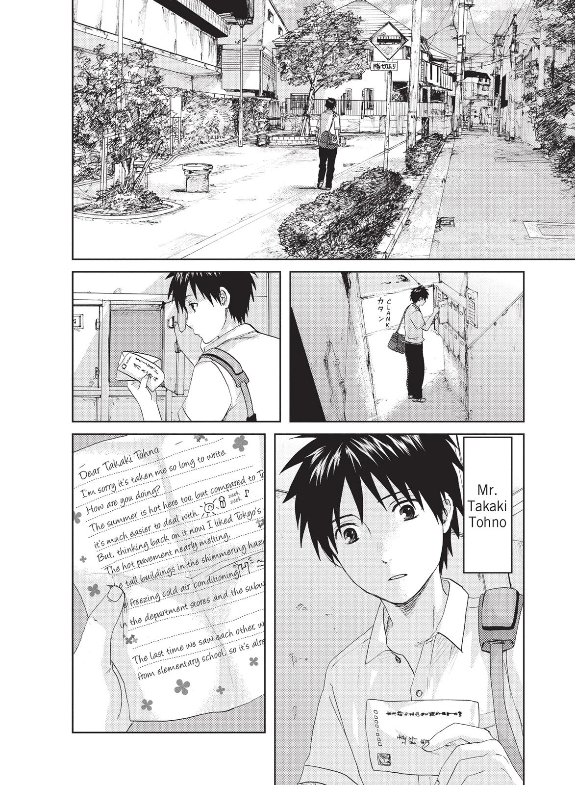 Read 5 Centimeters per Second ENGLISH Manga Online