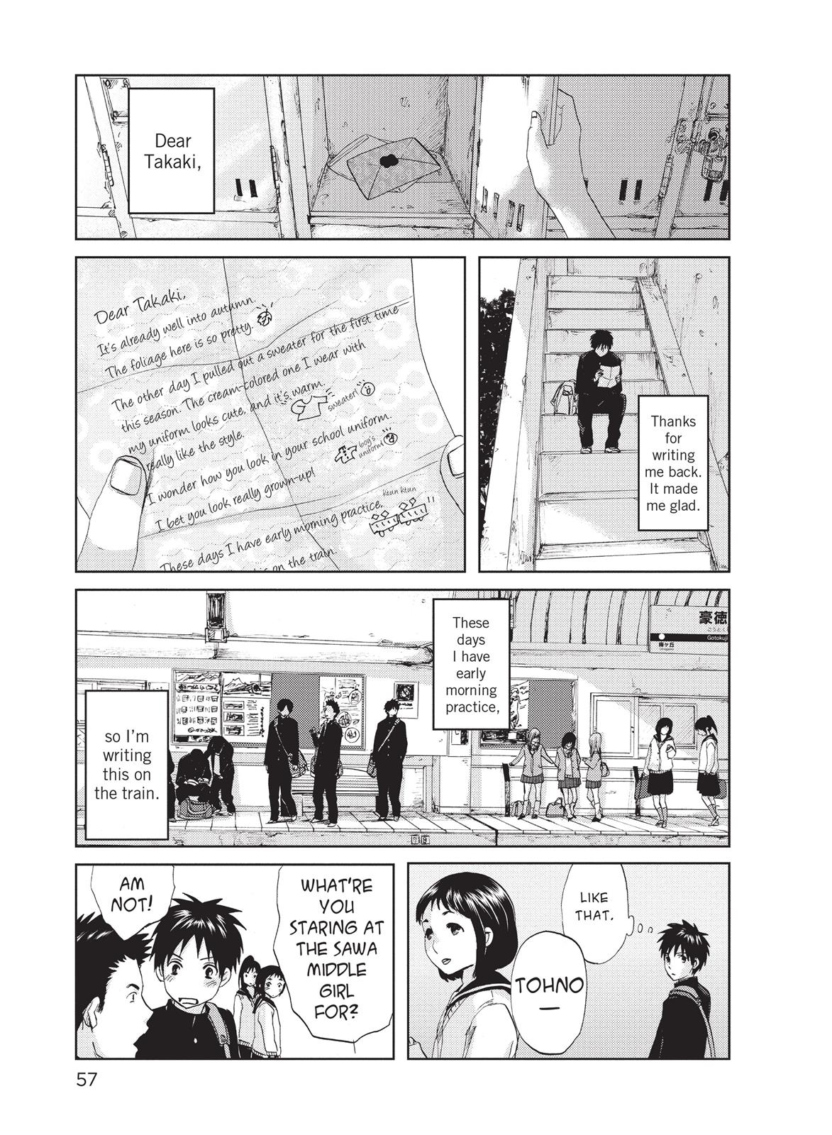 Read 5 Centimeters per Second ENGLISH Manga Online