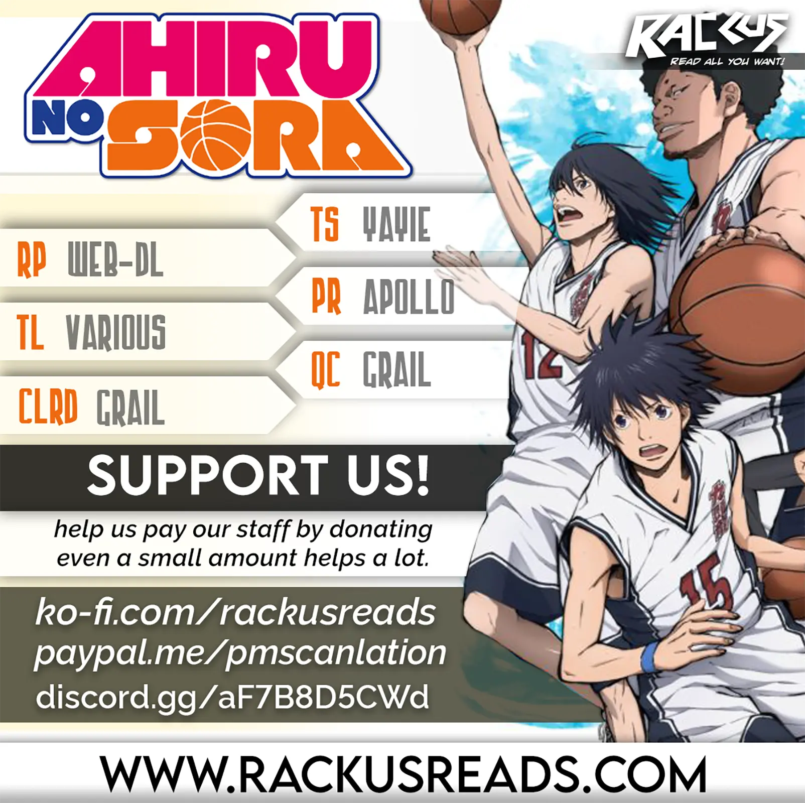 Read Ahiru no Sora ENGLISH Manga Online