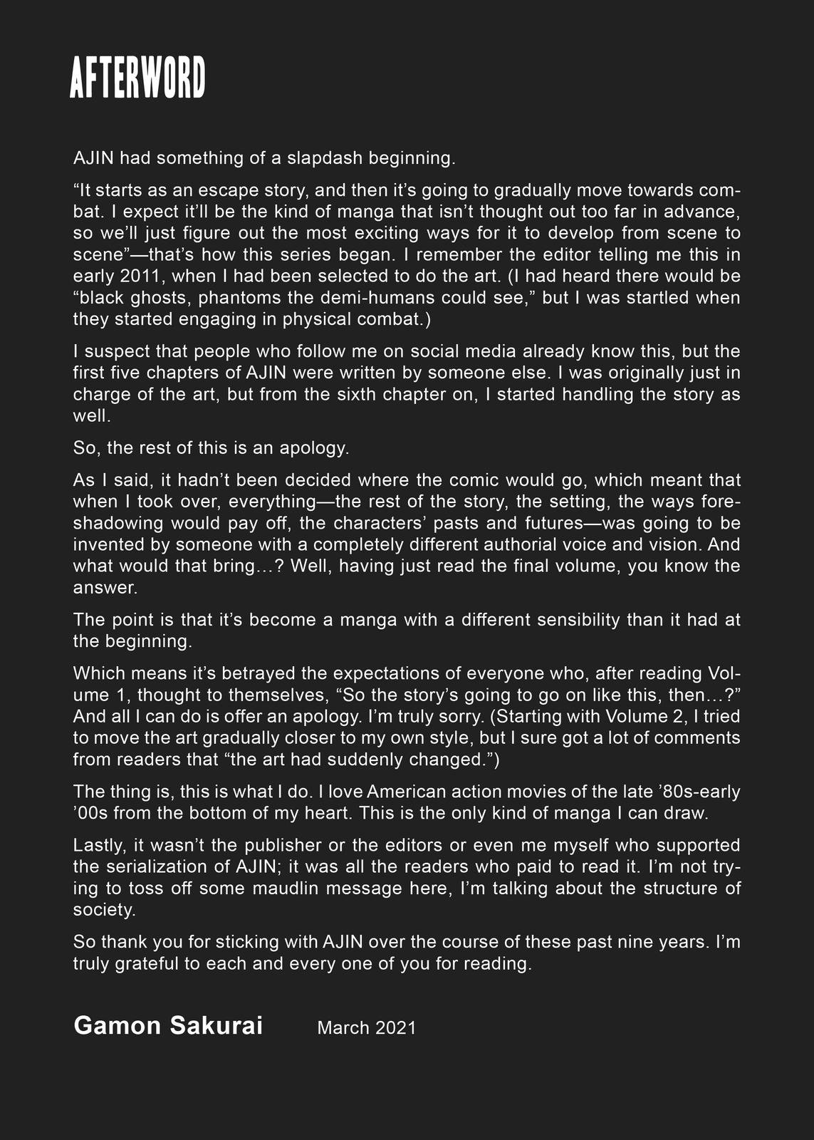 Read Ajin_ Demi-Human ENGLISH Manga Online