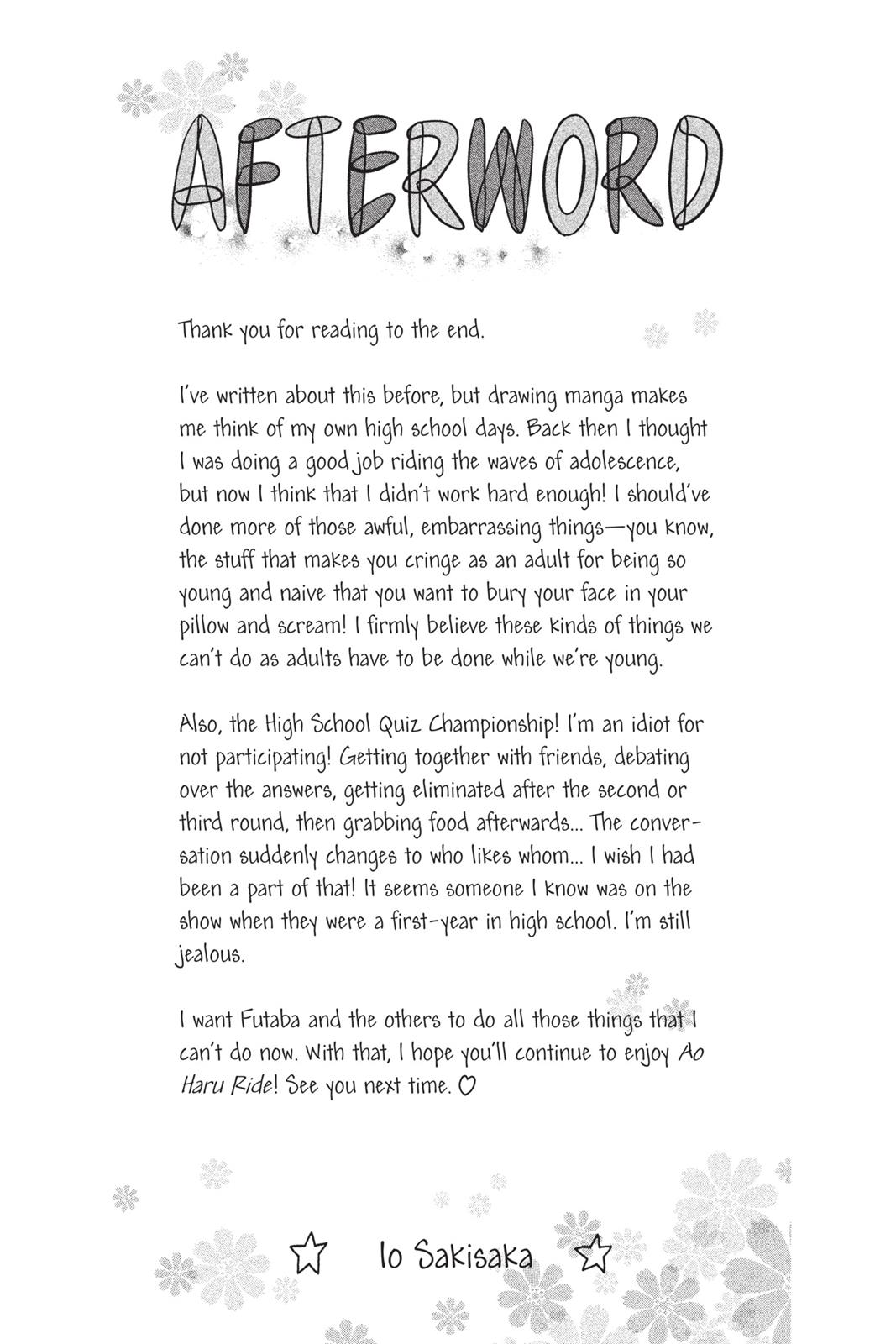 Read Ao Haru Ride ENGLISH Manga Online