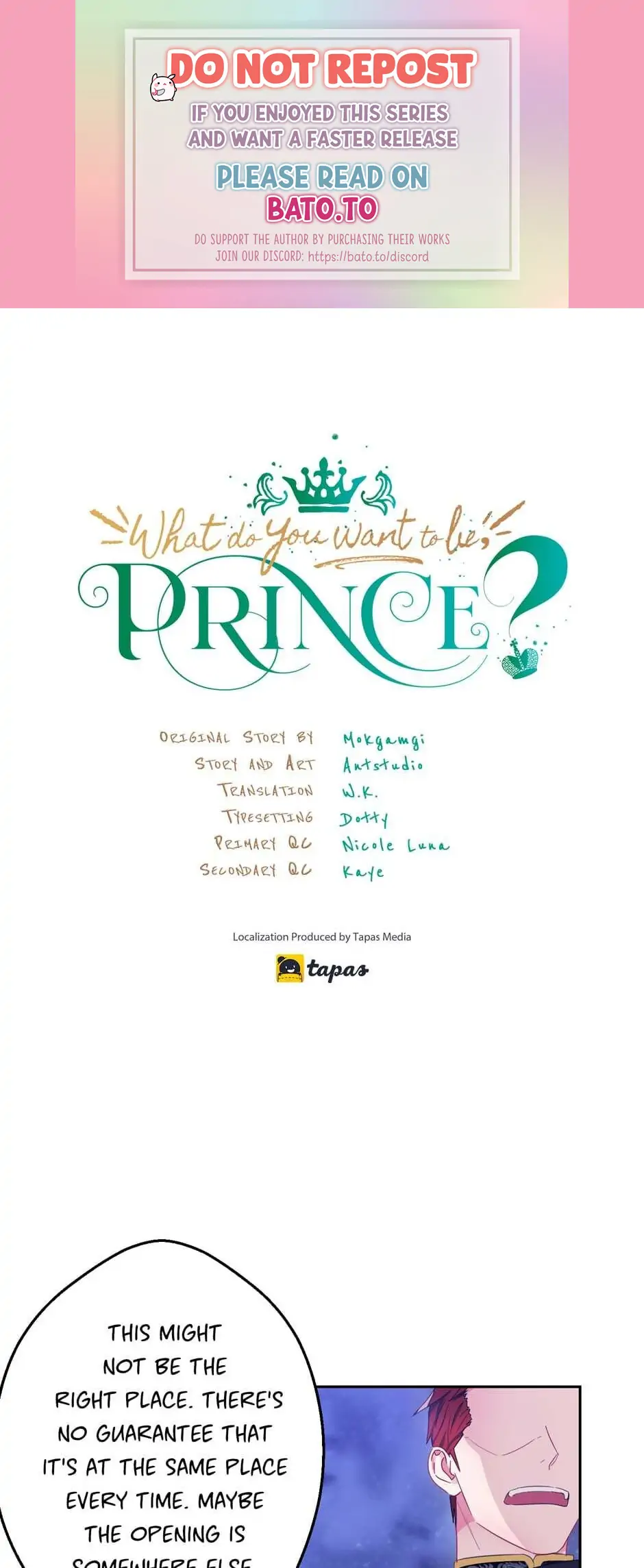 Read As You Wish, Prince ENGLISH Manga Online
