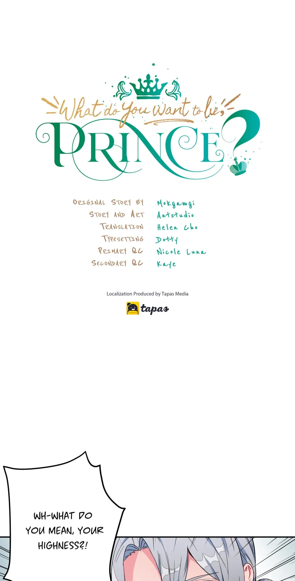 Read As You Wish, Prince ENGLISH Manga Online