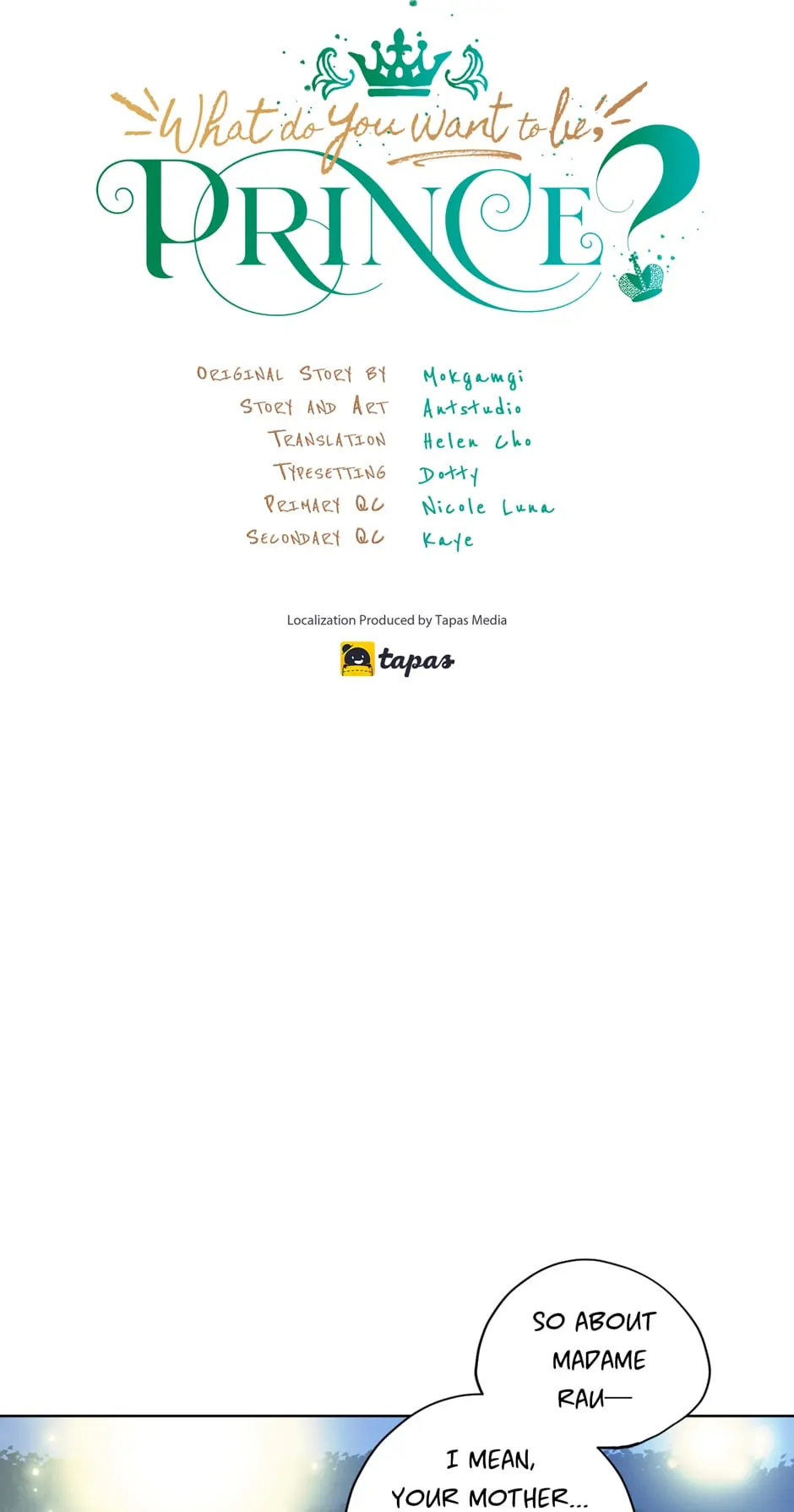 Read As You Wish, Prince ENGLISH Manga Online