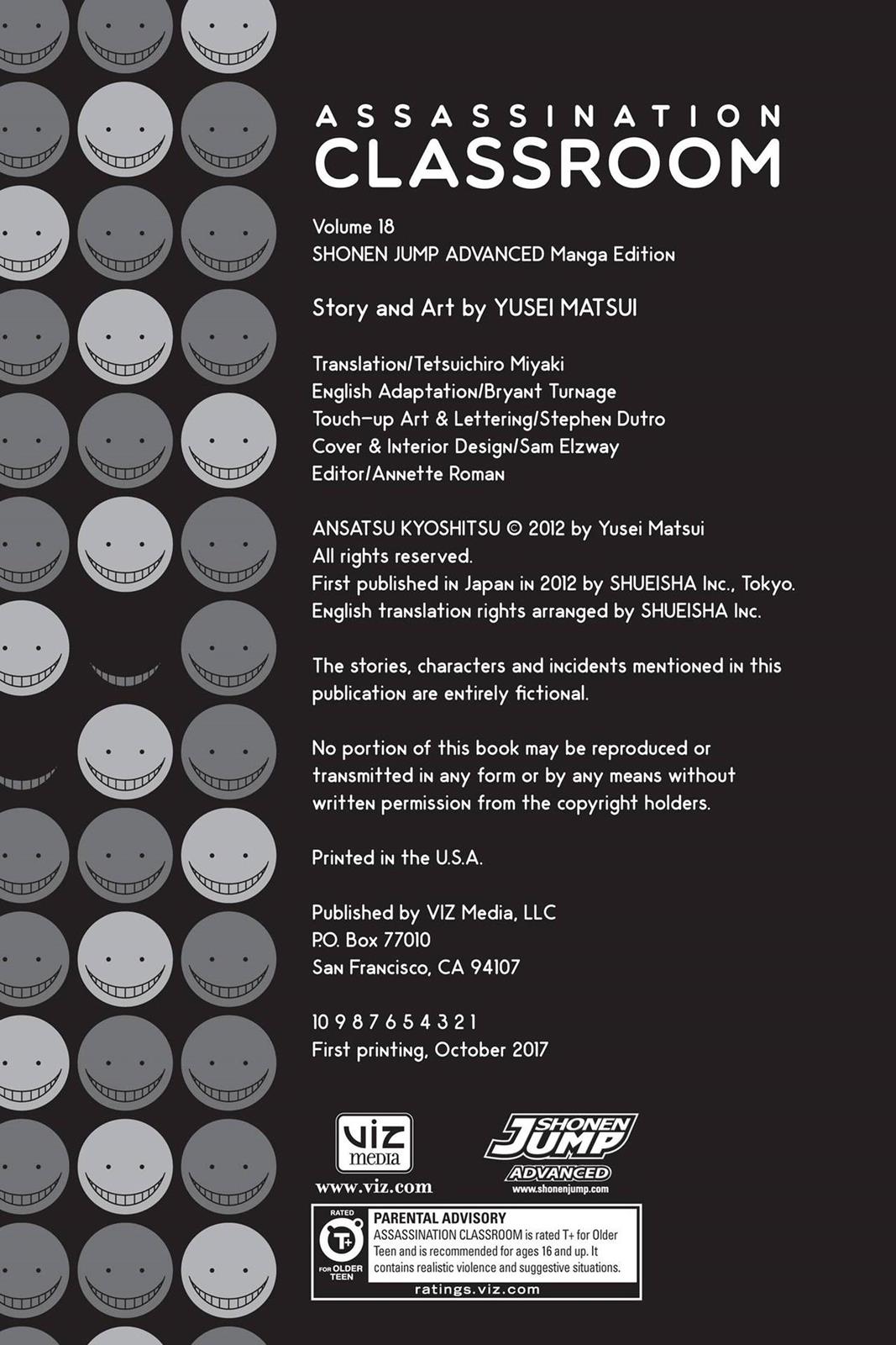 Read Assassination Classroom ENGLISH Manga Online