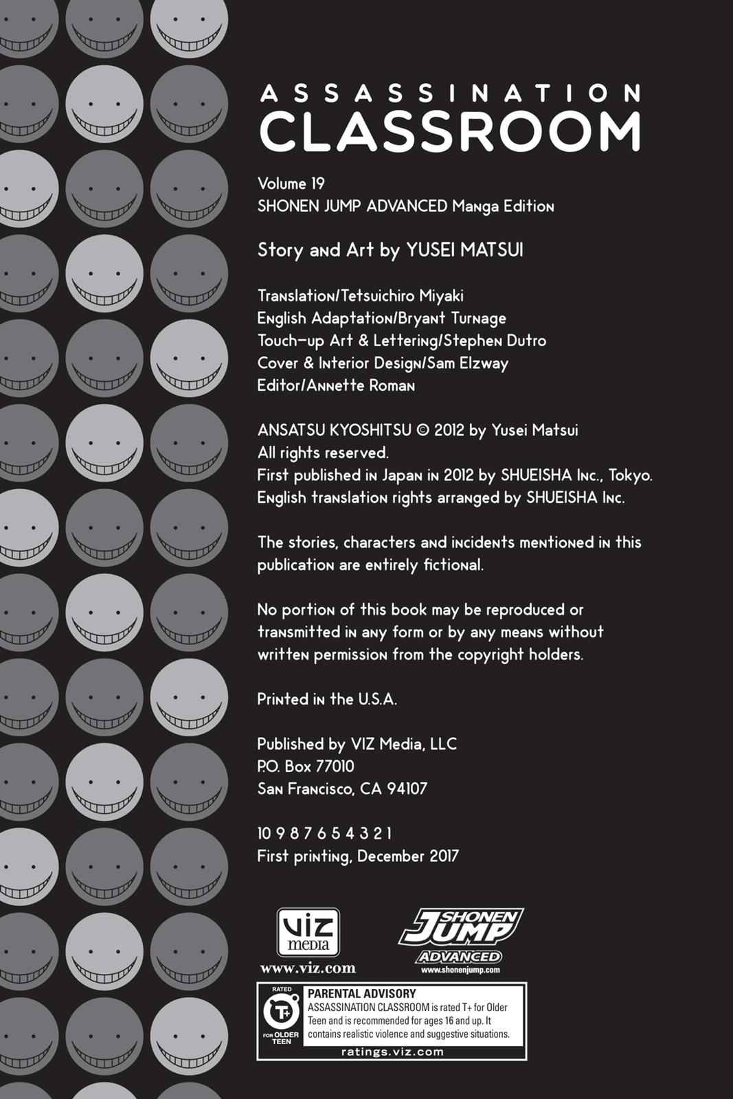 Read Assassination Classroom ENGLISH Manga Online