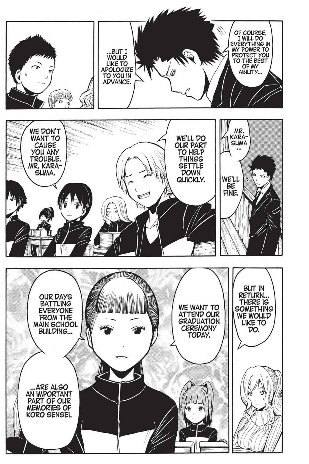 Read Assassination Classroom ENGLISH Manga Online