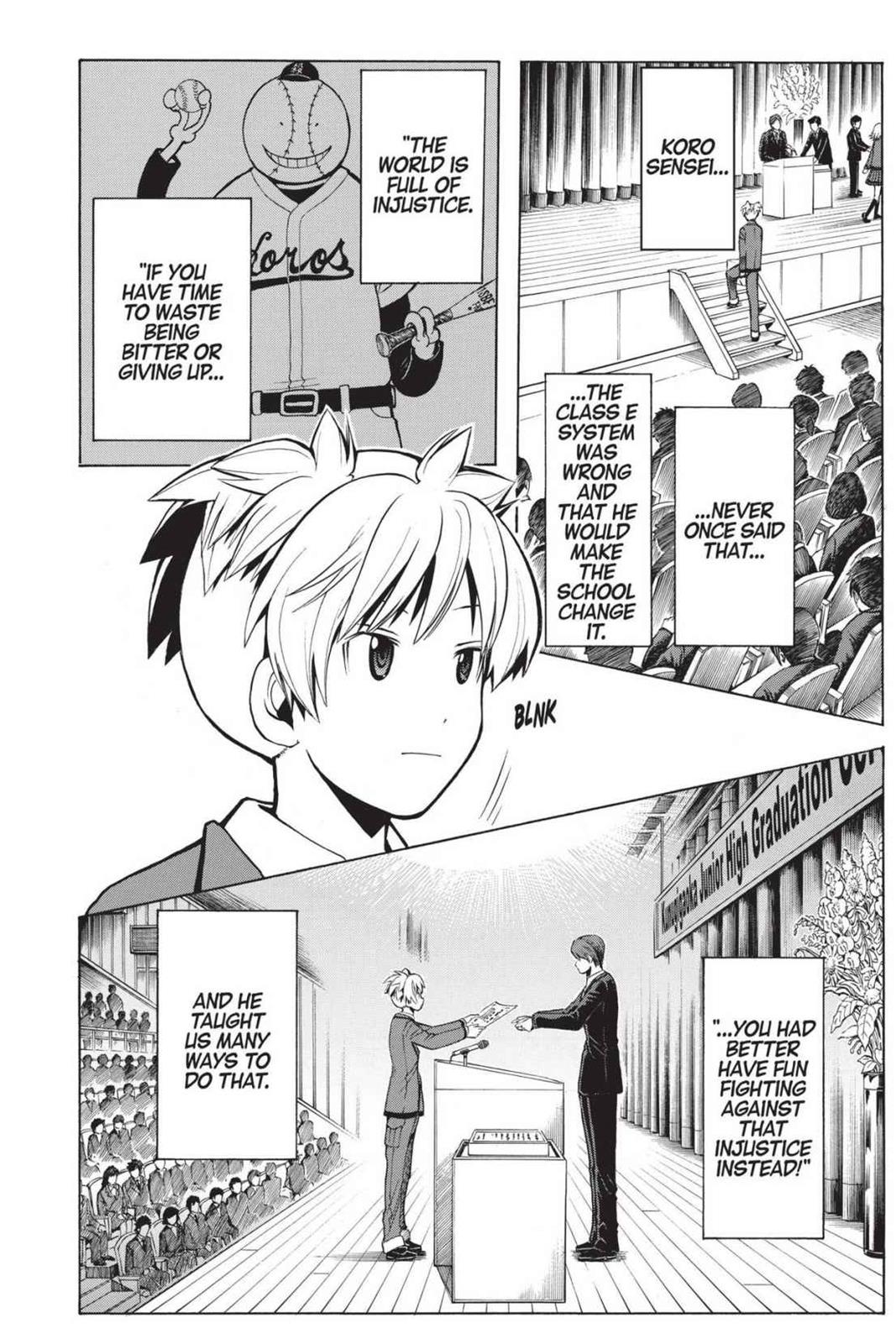 Read Assassination Classroom ENGLISH Manga Online