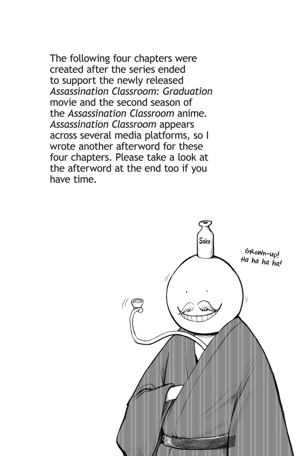 Read Assassination Classroom ENGLISH Manga Online