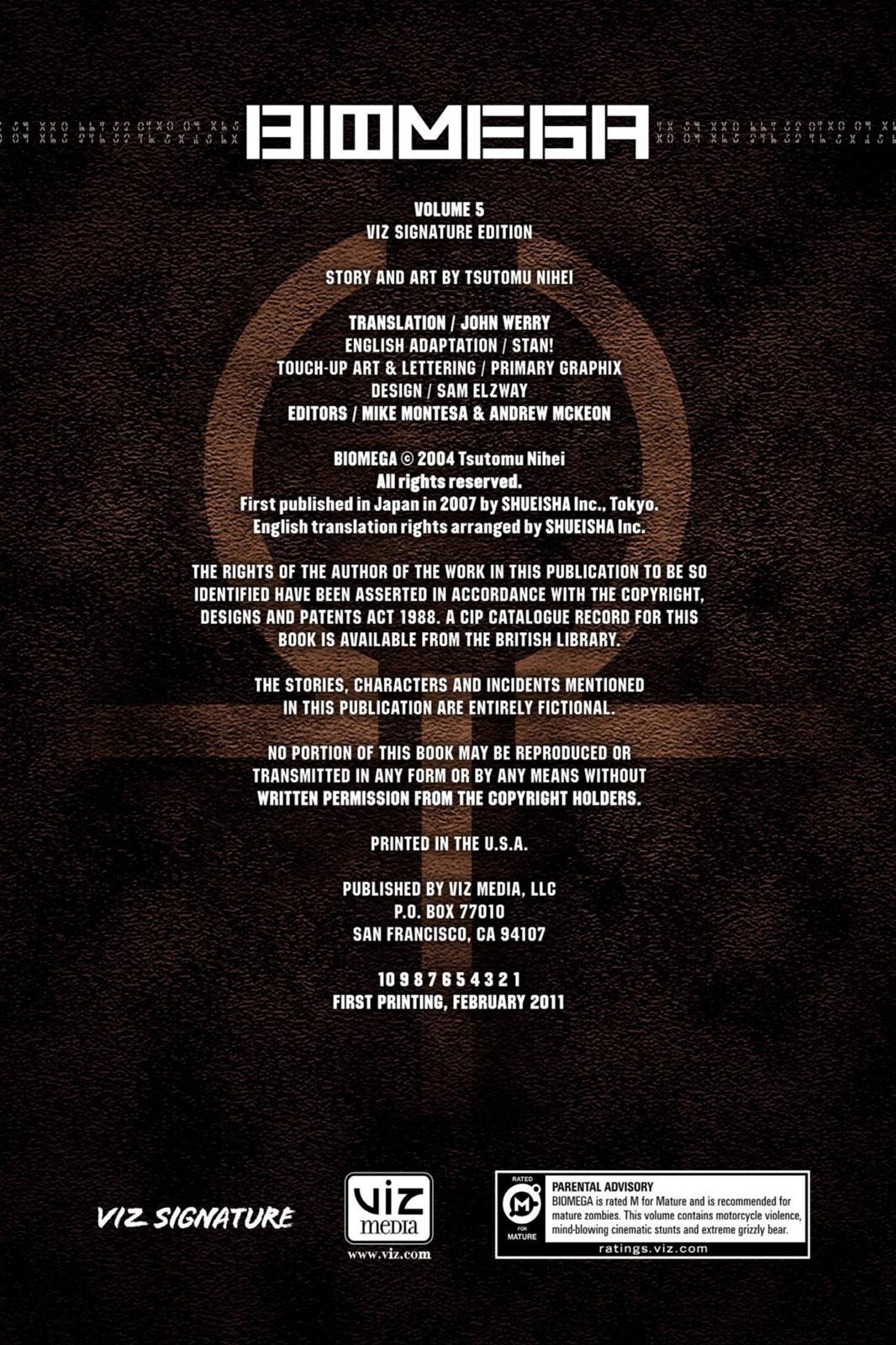 Read Biomega ENGLISH Manga Online