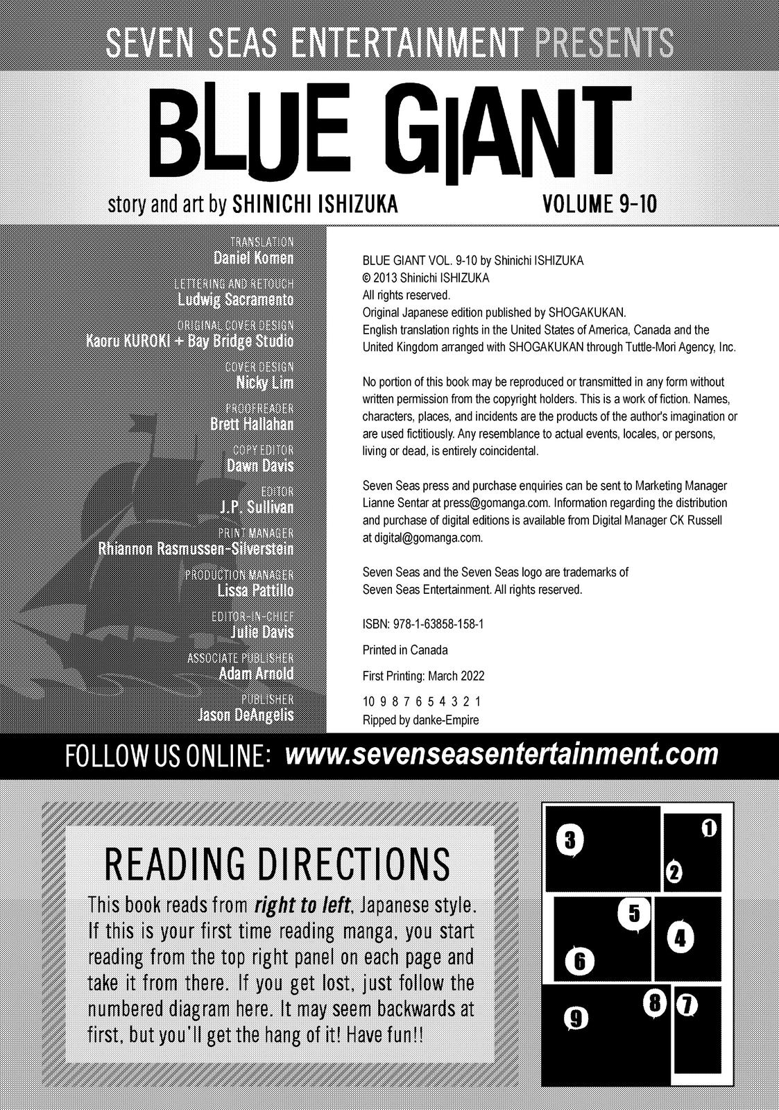 Read Blue Giant ENGLISH Manga Online