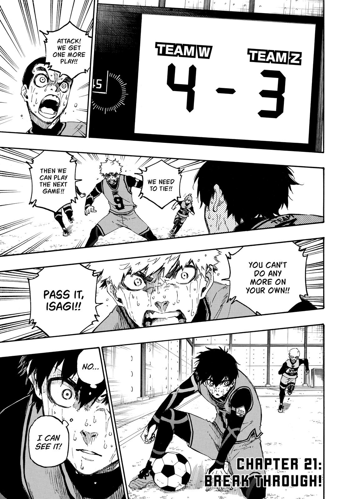 Read Blue Lock ENGLISH Manga Online