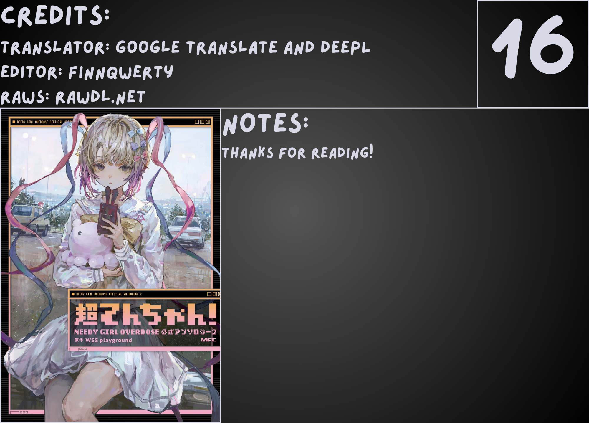 Read Chouten-chan! Needy Girl Overdose Koushiki Anthology ENGLISH Manga Online