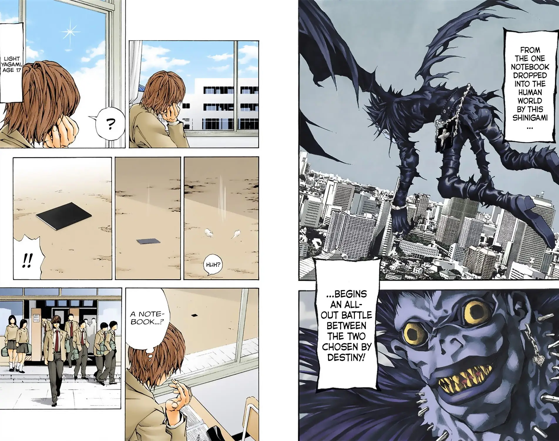 Read Death Note (Official Colored) ENGLISH Manga Online