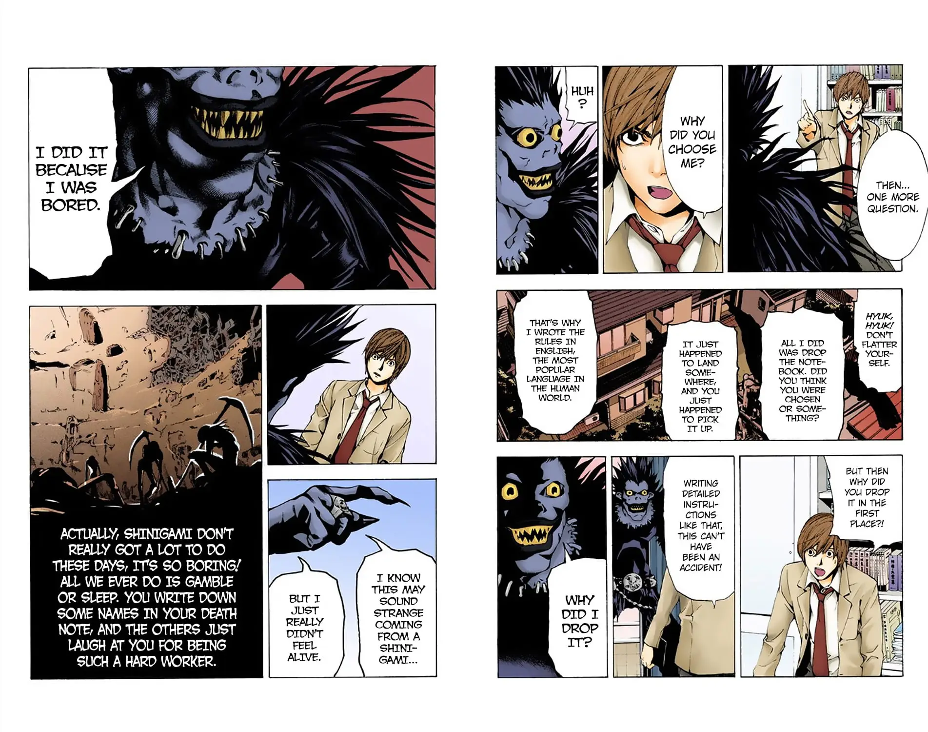 Read Death Note (Official Colored) ENGLISH Manga Online