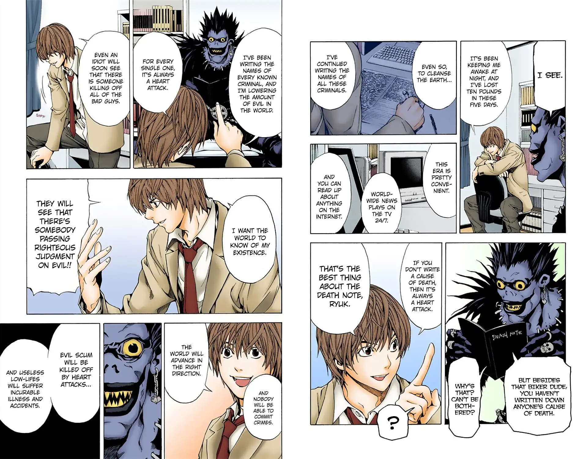 Read Death Note (Official Colored) ENGLISH Manga Online