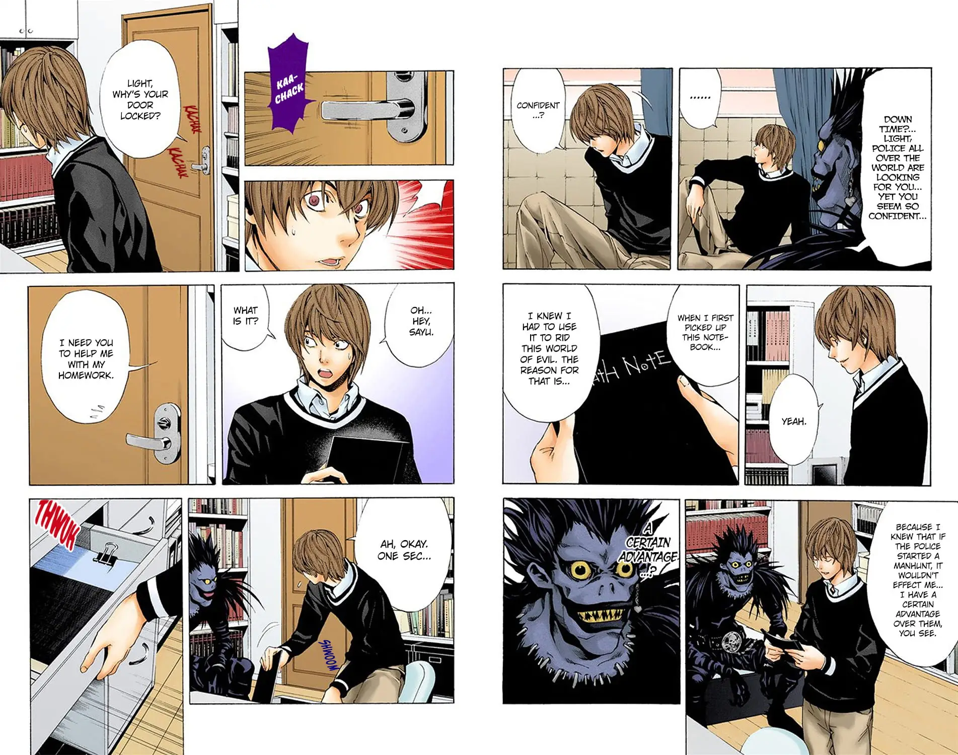 Read Death Note (Official Colored) ENGLISH Manga Online