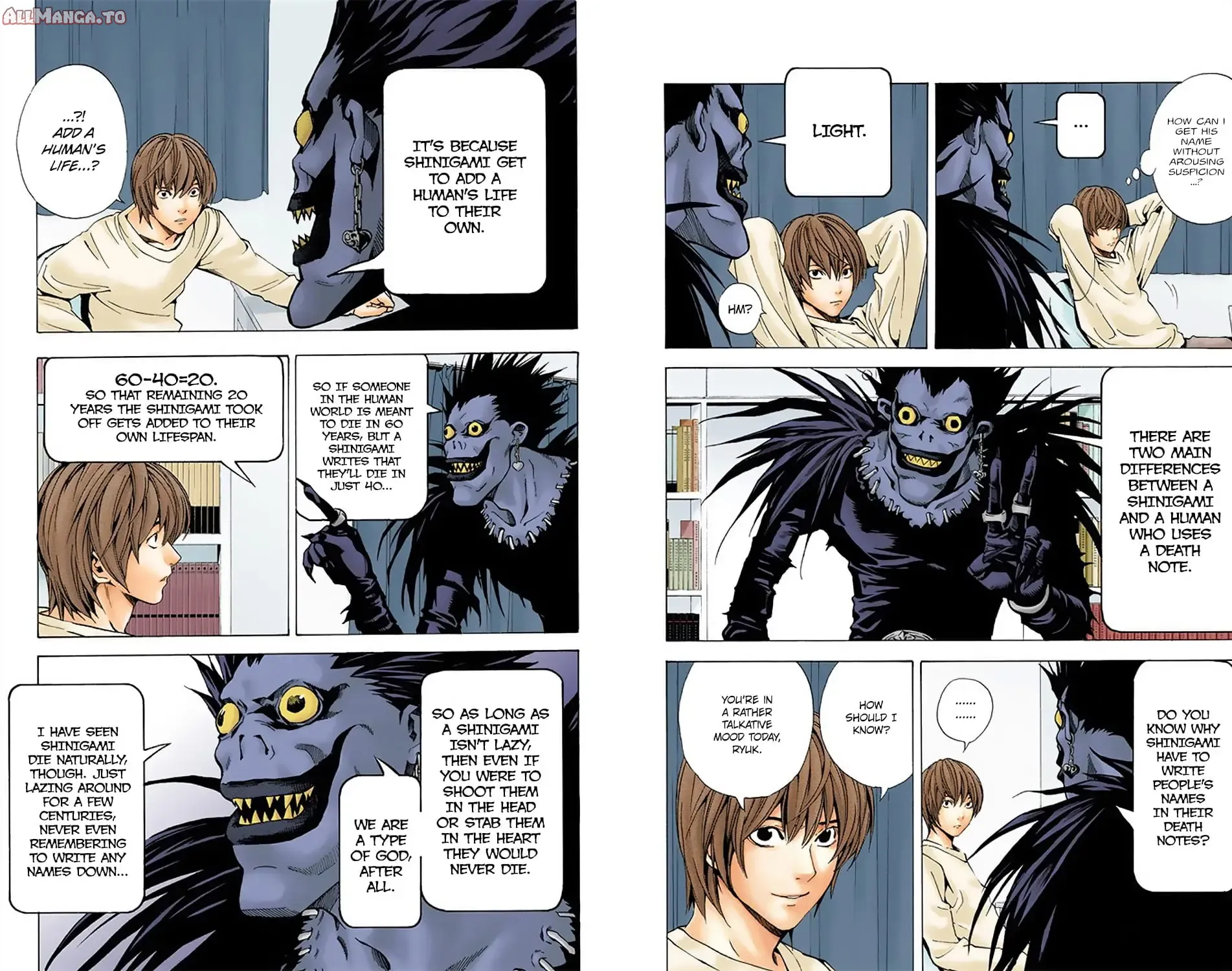 Read Death Note (Official Colored) ENGLISH Manga Online