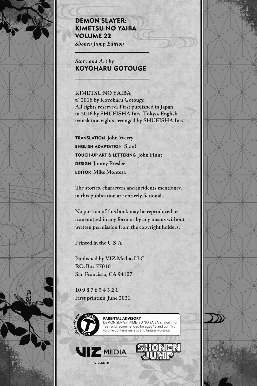 Read Demon Slayer Kimetsu no Yaiba ENGLISH Manga Online