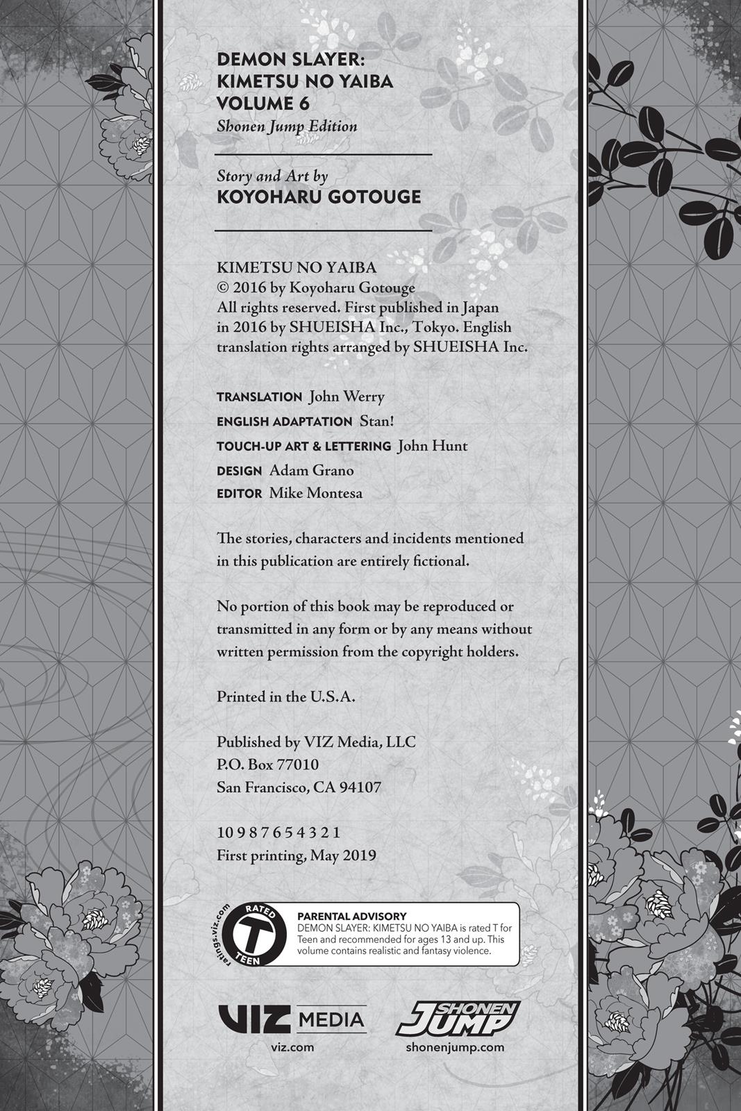 Read Demon Slayer Kimetsu no Yaiba ENGLISH Manga Online