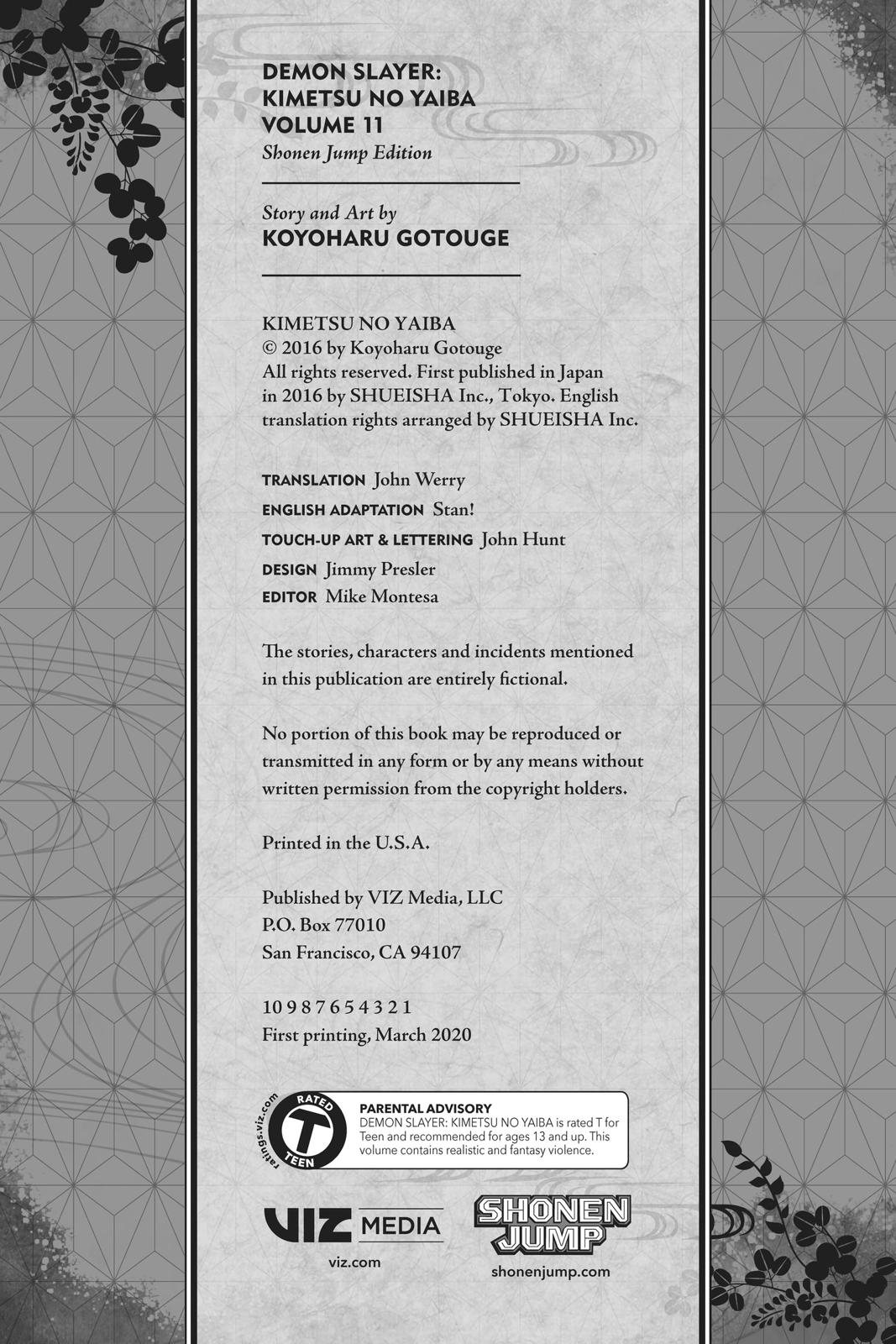 Read Demon Slayer Kimetsu no Yaiba ENGLISH Manga Online