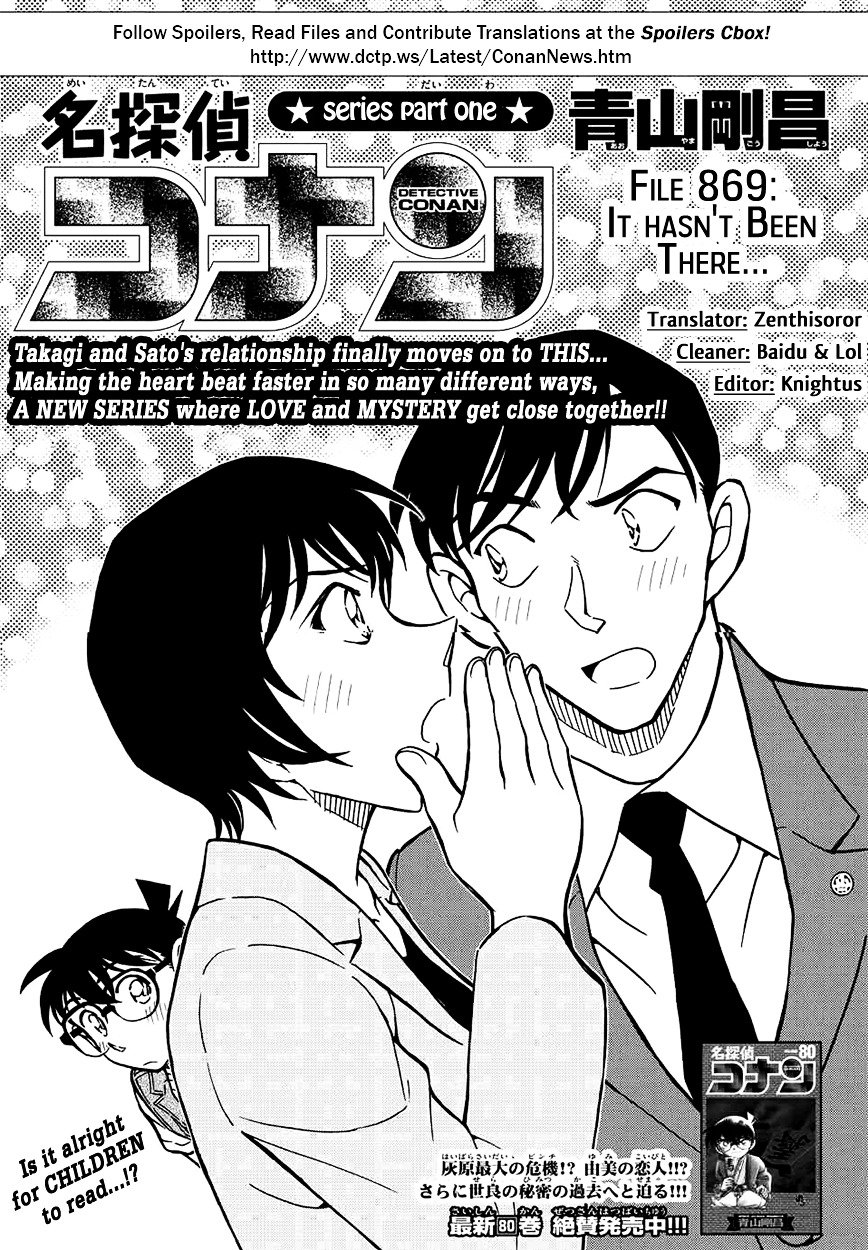 Read Detective Conan ENGLISH Manga Online