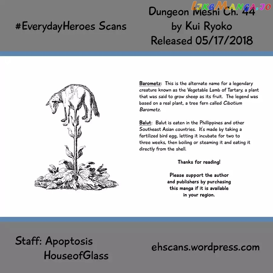 Read Dungeon Meshi ENGLISH Manga Online