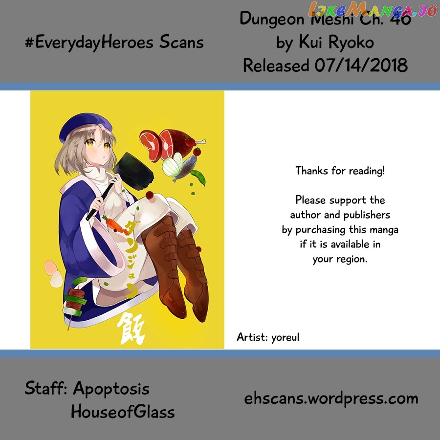 Read Dungeon Meshi ENGLISH Manga Online