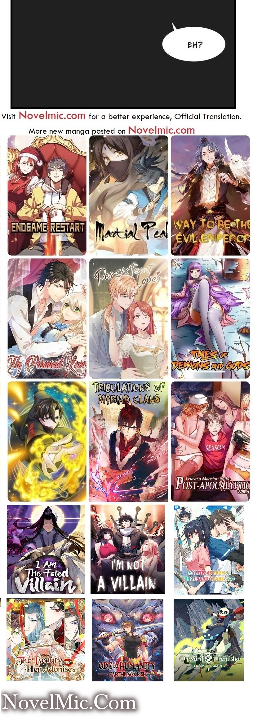 Read Endgame Restart ENGLISH Manga Online