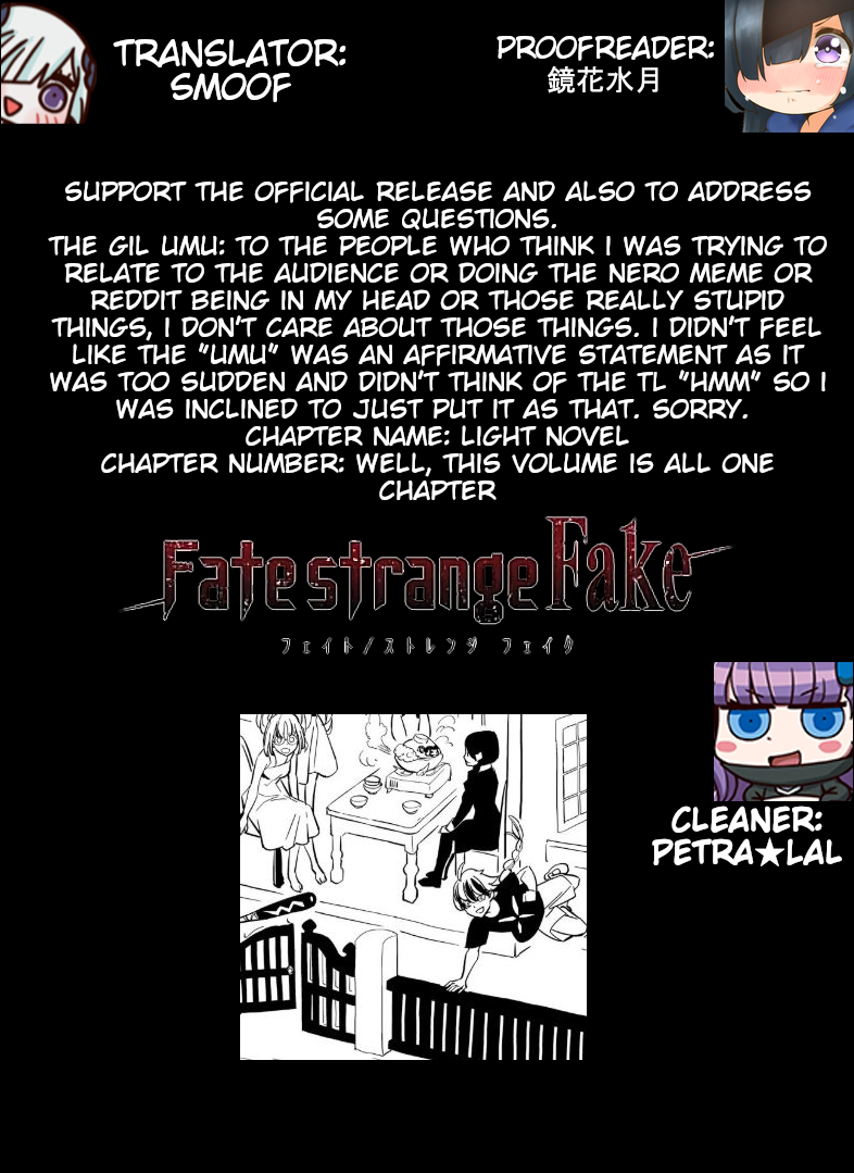 Read Fate Strange Fake ENGLISH Manga Online