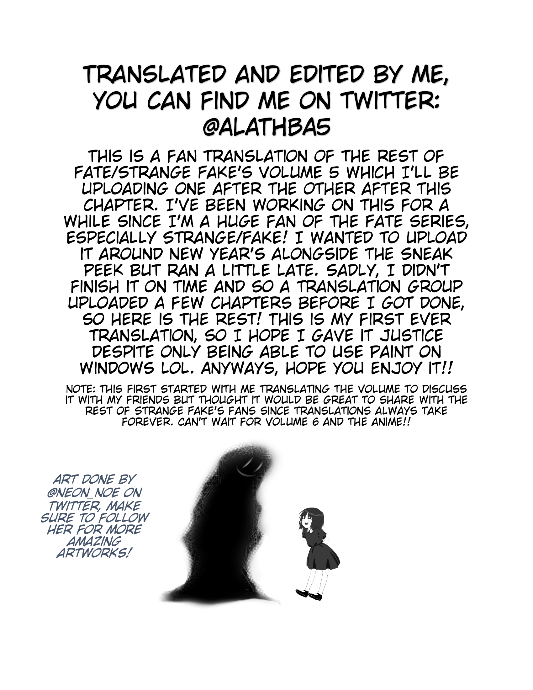 Read Fate Strange Fake ENGLISH Manga Online