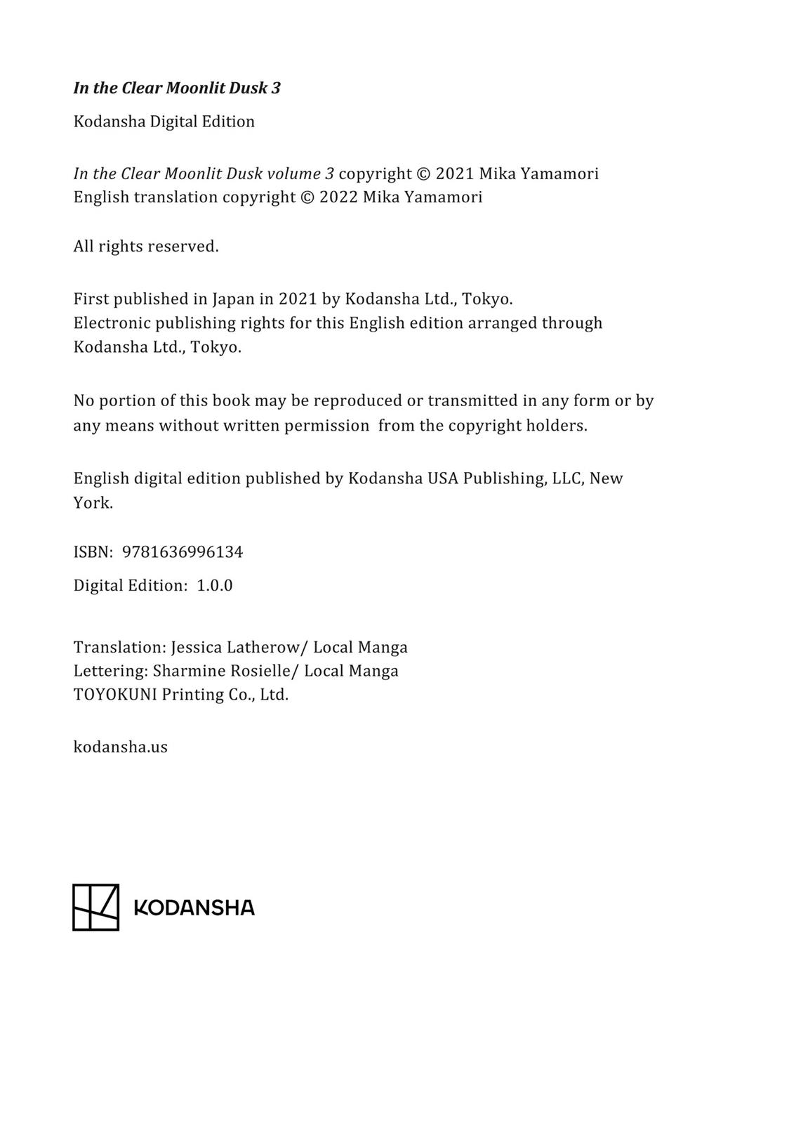 Read In the Clear Moonlit Dusk ENGLISH Manga Online