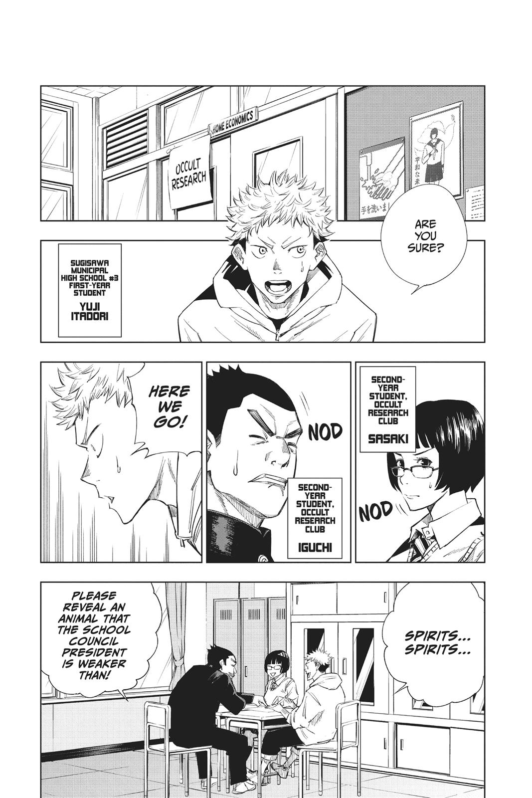 Read Jujutsu Kaisen ENGLISH Manga Online