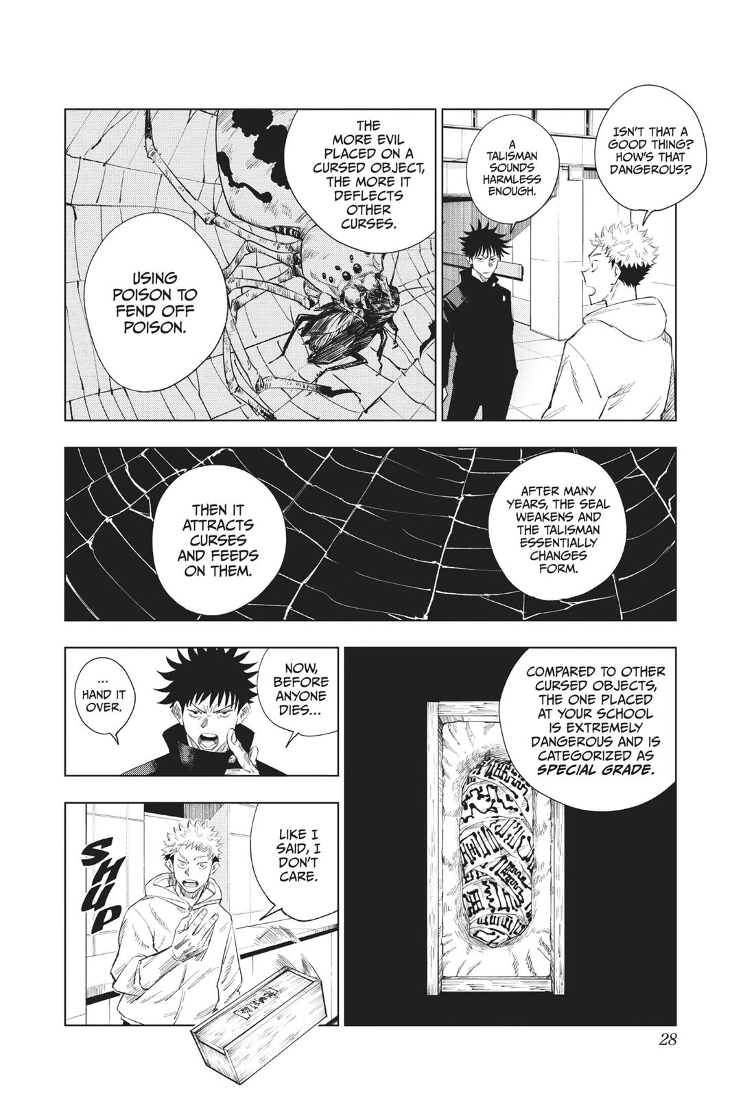 Read Jujutsu Kaisen ENGLISH Manga Online