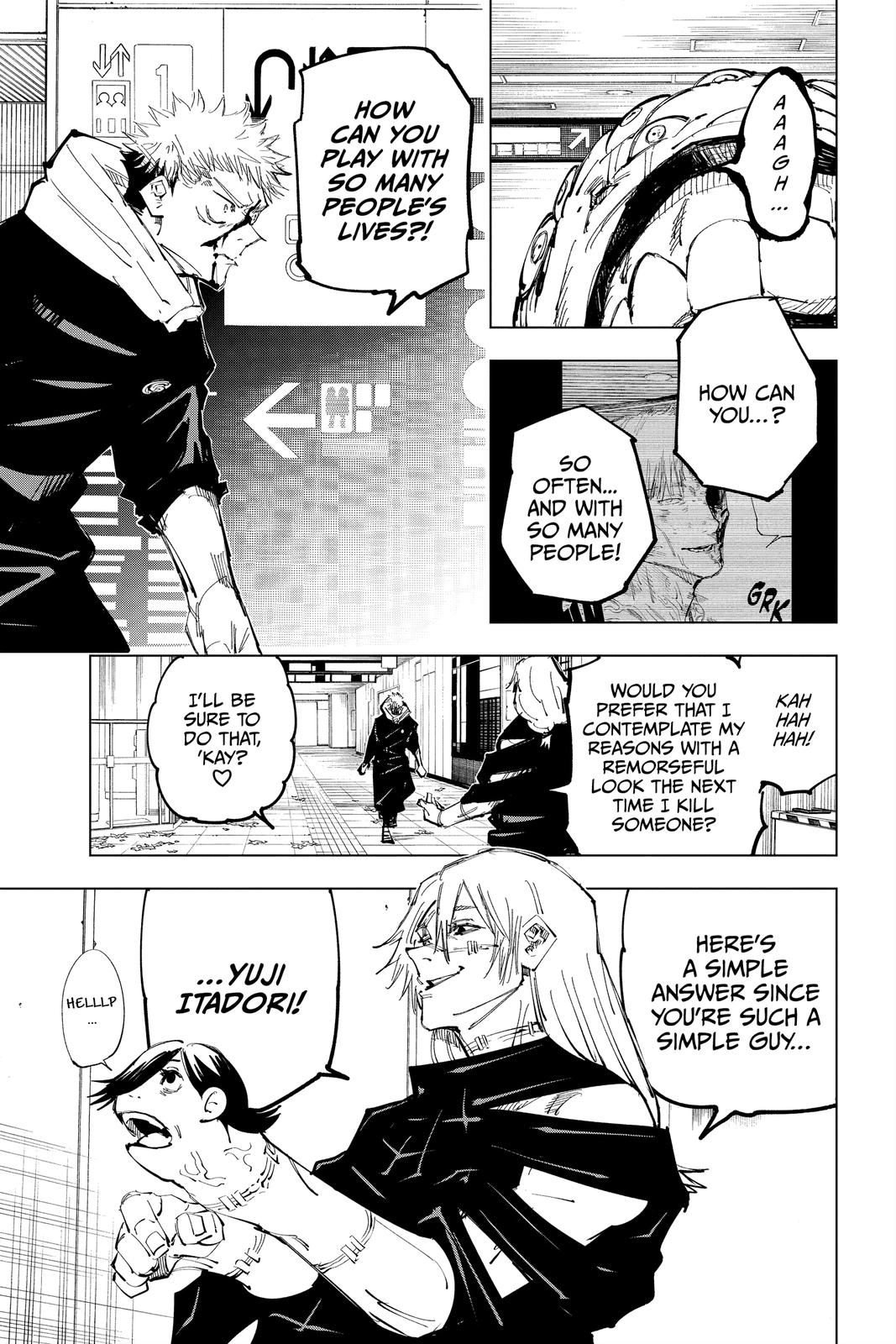 Read Jujutsu Kaisen ENGLISH Manga Online