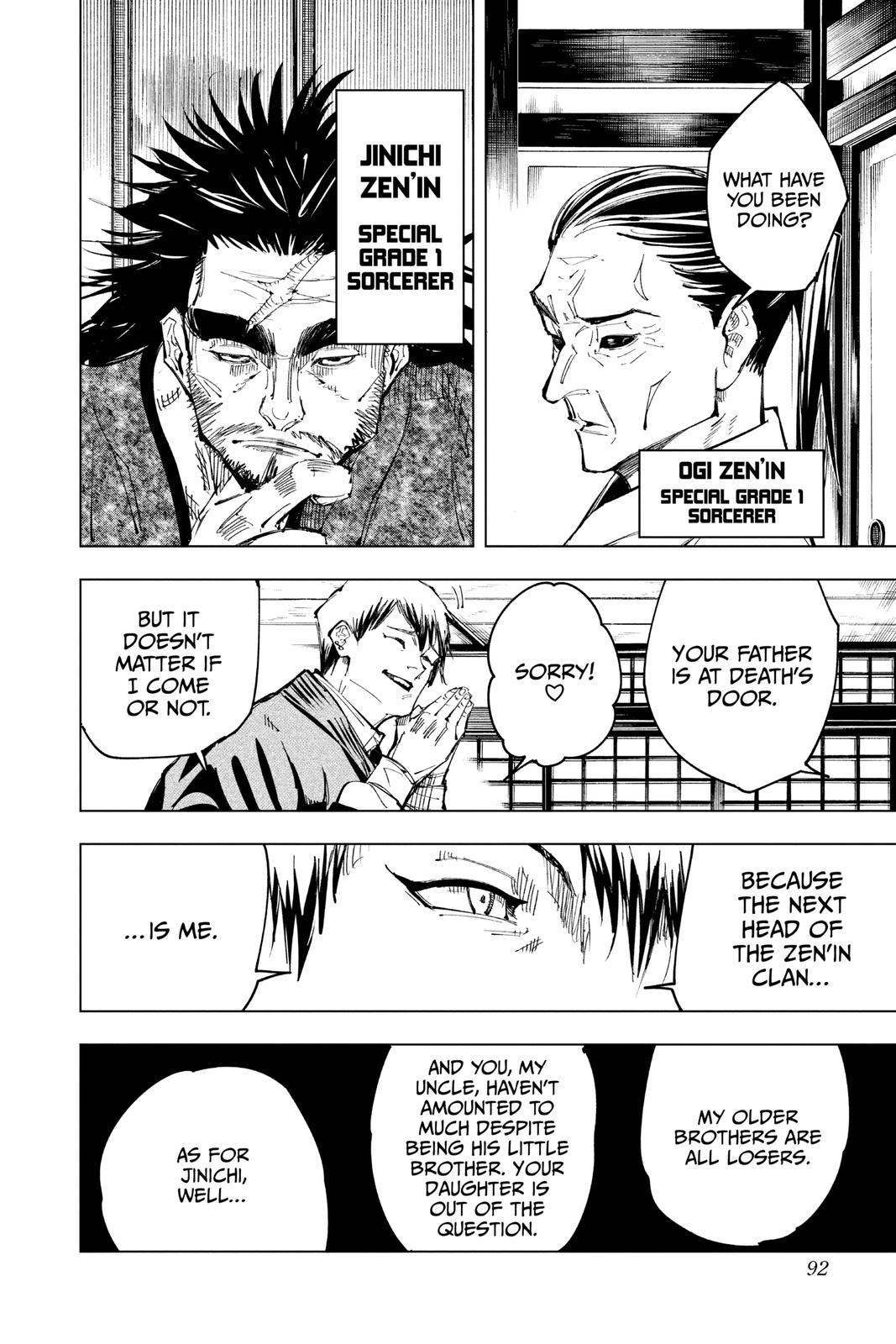 Read Jujutsu Kaisen ENGLISH Manga Online