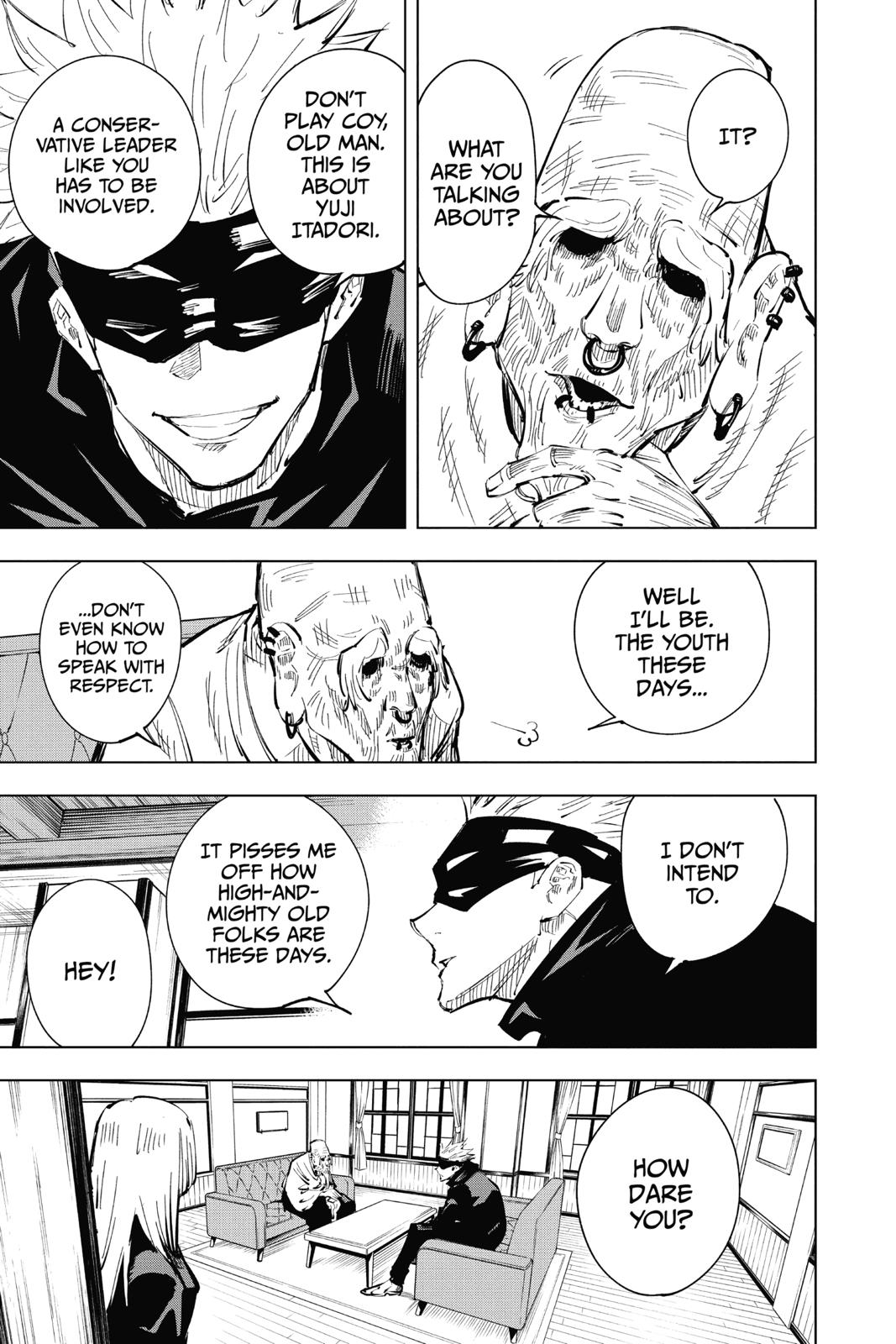 Read Jujutsu Kaisen ENGLISH Manga Online