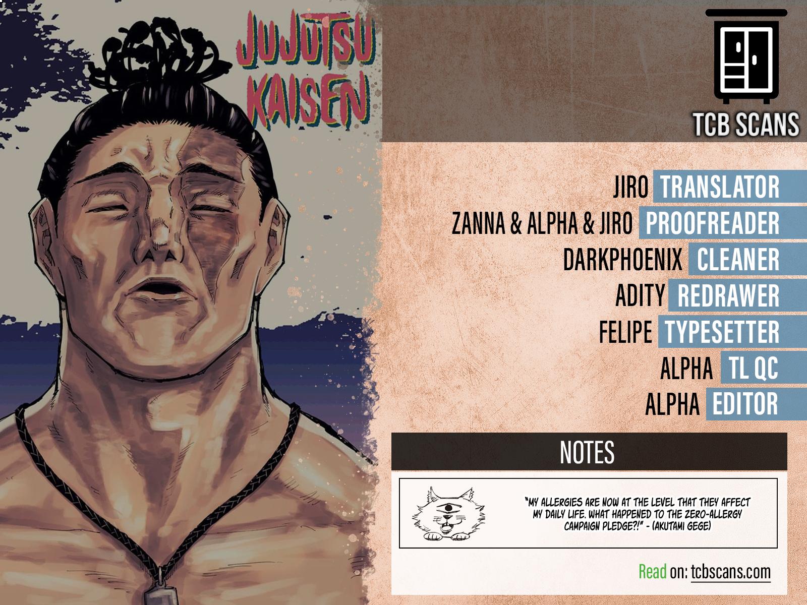 Read Jujutsu Kaisen ENGLISH Manga Online