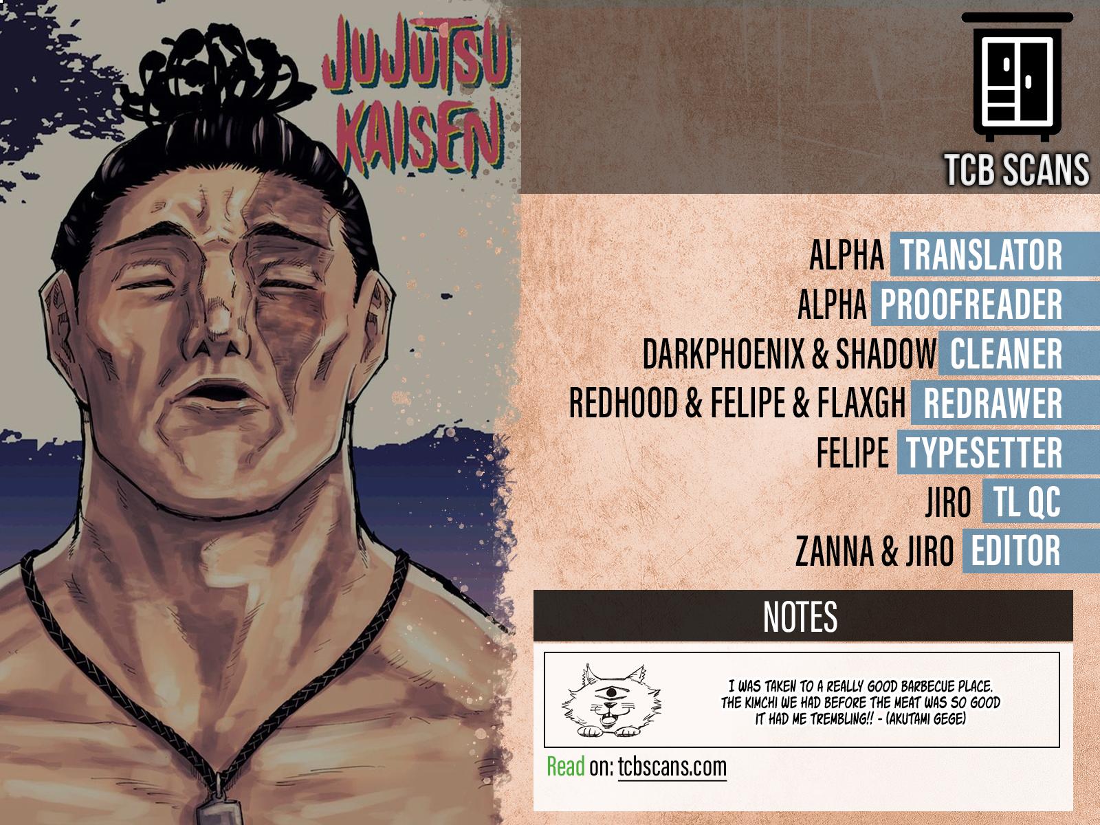 Read Jujutsu Kaisen ENGLISH Manga Online