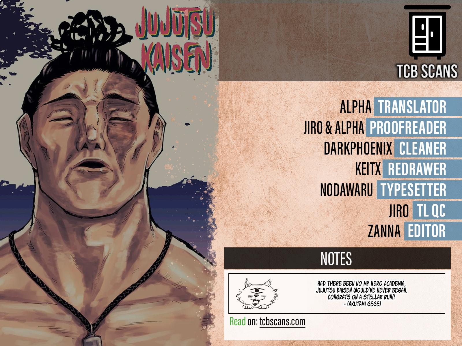 Read Jujutsu Kaisen ENGLISH Manga Online