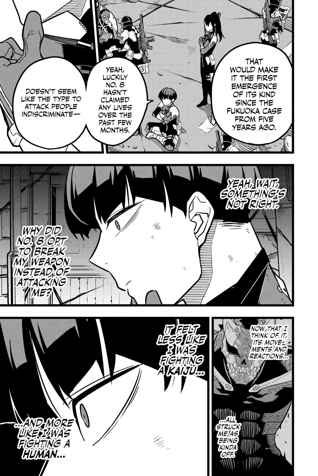 Read Kaiju No.8 ENGLISH Manga Online