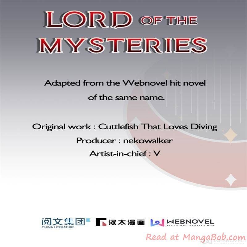 Read Lord of the Mysteries ENGLISH Manga Online