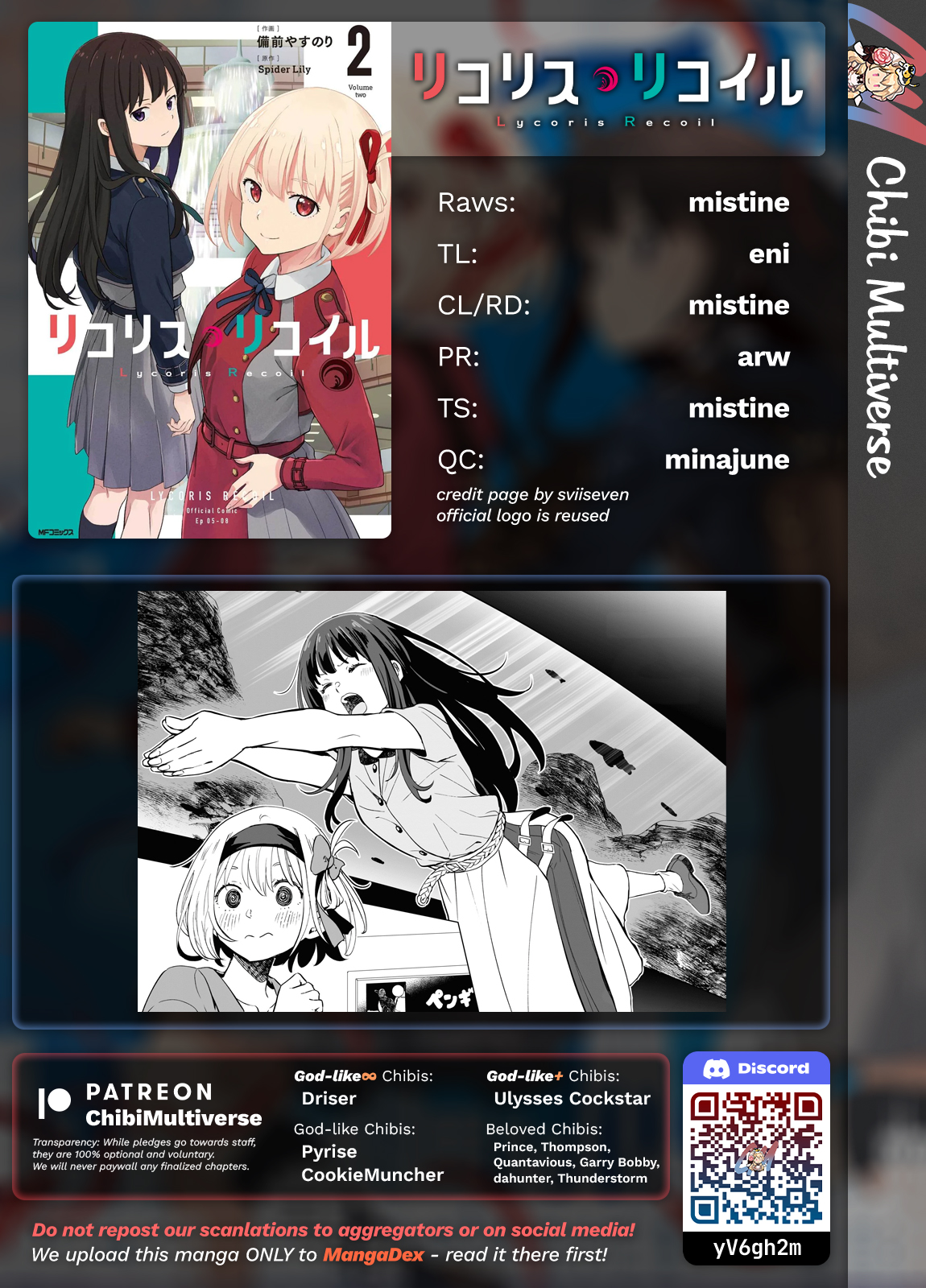 Read Lycoris Recoil ENGLISH Manga Online