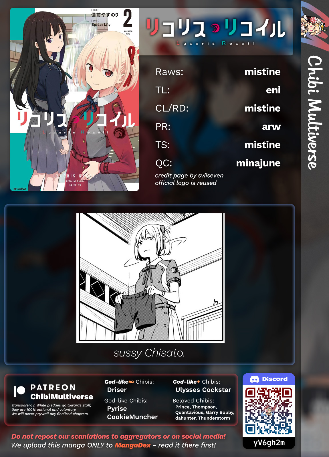 Read Lycoris Recoil ENGLISH Manga Online