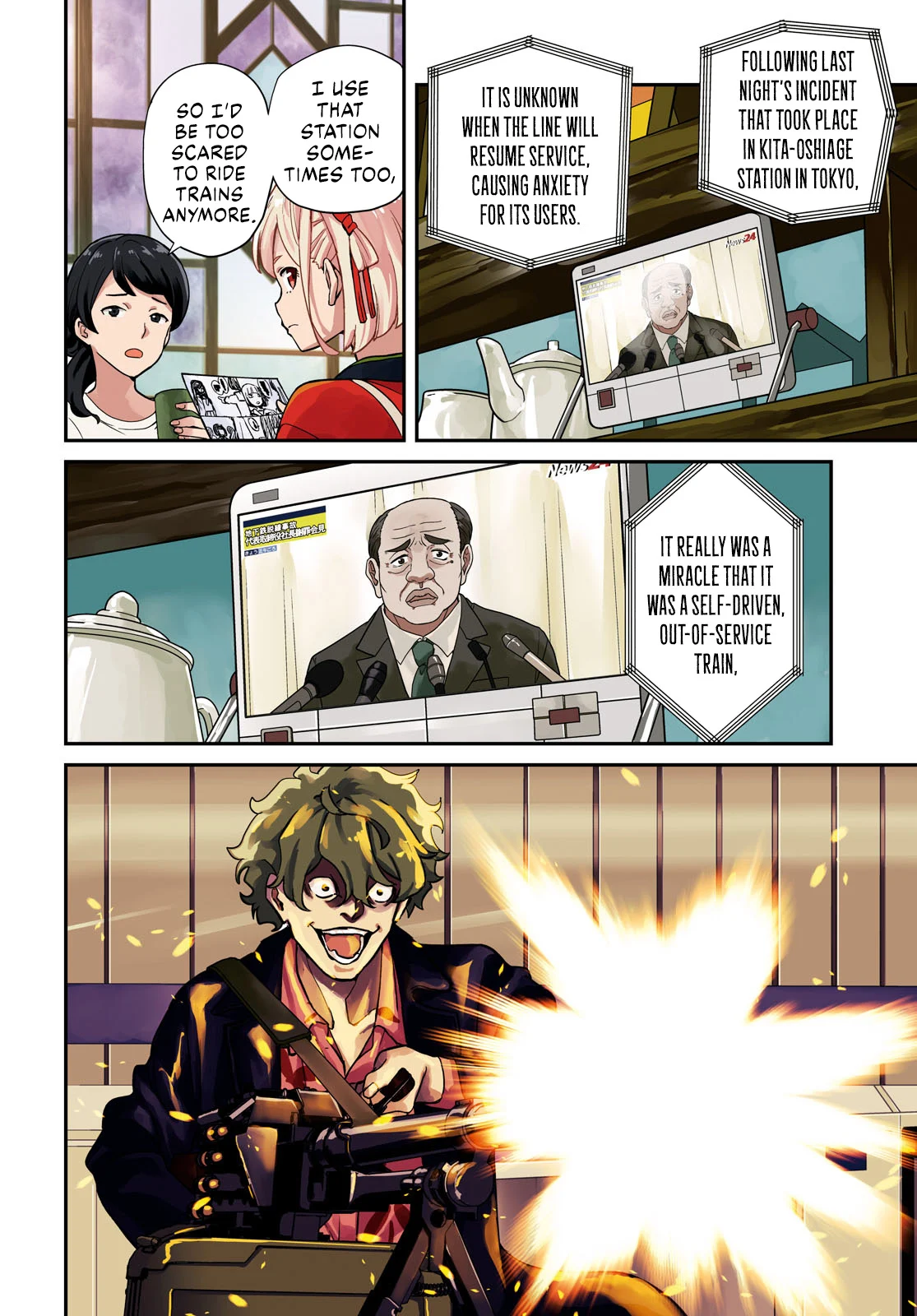 Read Lycoris Recoil ENGLISH Manga Online