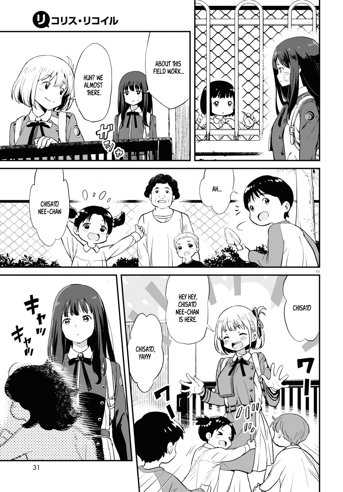 Read Lycoris Recoil ENGLISH Manga Online