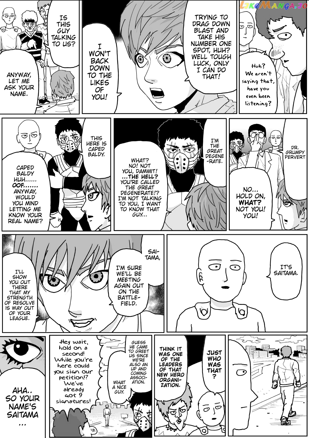 Read One-Punch Man (ONE) ENGLISH Manga Online